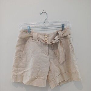 NWOT Ann Taylor Linen Cotton Shorts - Sz 2